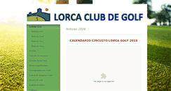 Desktop Screenshot of lorcaclubdegolf.com